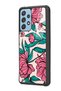 Glossy Phone Case for Samsung A52 Fuchsia Floral Design - 2