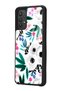 Glossy Phone Case for Samsung A32 White Flower Design - 2