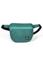 Faux Leather Green Waist Bag