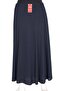 Women's Firdevs Turquoise Lined Cross Model Navy Blue Skirt - 4