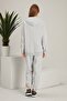 Women's Light Gray Jogger Pocket Tracksuit Set - 4