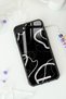 iPhone 7 - 8 - Se Black Wave Design Glossy Phone Case - 4