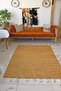 Moroccan 9002 White Tasseled Bohomian and Modern Kilim - 2