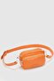 Women's Orange Multi-Pocket Adjustable Crossbody Bag - 3