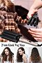 Professional (85WATT) Classic 25mm Wag Tongs Ceramic Coating, Wide and Natural Shaping - 2