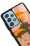 Samsung A72 Glossy Phone Case with Retro Cactus Sun Design - 3