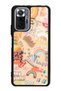Xiaomi Redmi Note 10 Pro - Max Glossy Phone Case with Vintage Sticker Design