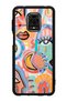 Xiaomi Redmi Note 9 Pro Compatible Watercolor Retro Eye Design Glossy Phone Case