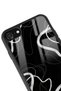 iPhone 7 - 8 - Se Black Wave Design Glossy Phone Case - 3