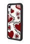 iPhone Xr Brush Heart Design Glossy Phone Case - 2