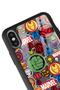 iPhone X - XS Marvel Face Design Glossy Phone Case - 3