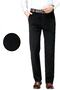 Men's Side Pocket Winter Thin Corduroy Trousers with Side Pockets