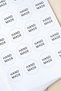 60 Pieces 4 Cm Handmade Black and White Label Sticker, Handmade / Ts3628 - 3