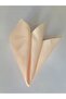 Salmon Matte Dupont Fabric Slim Tie with Handkerchief - 3