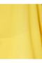 Women's Yellow V-Neck Relaxed Cut Basic Blouse 0YAK38866PW - 6