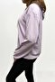 Lila Basic Örme Sweatshirt - 4
