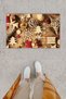 Digital Printing Decorative Christmas Ornament Multicolored Doormat