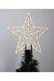 Wooden Star Christmas Tree Top Ornament