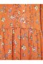 Women's Orange Patterned Dress 0YAL88122IW - 6