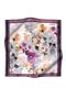 Women's Twill Silk Scarf Purple Mink - 2