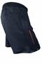 Men's Black Sports Fitness Shorts Orange Printed - 2