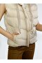 Women's Hooded Puffer Vest with Side Pockets - 5