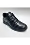 Genuine Leather Casual Black Men's Shoes - 2