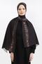 Gradient Leopard Shawl - Black - 3