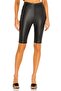 Women's Faux Leather Short Pants - 2