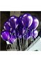 10 Pieces Metallic Purple Latex Balloons