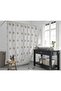Bathroom Curtain 1X180X200 Single Wing Shower Curtain with Ring Gift Shower Cabin Curtain 6969