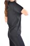 Inside Polymer Coated Slimming Short Sleeve Thermal Corset Tights Set Short Sleeve Top And Tights Mnnpazar - 4