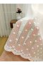 Polka Dot Lace Tulle Curtain, 600x260, Sparse Pleat, 1/2 - 3