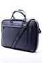 Unisex Navy Blue Laptop Briefcase - 3