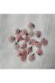 Natural Heart Cut Pink Quartz Stone Necklace - 2