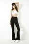 Women's Black High Waist Flared Leg Leggings 20kty574k103 - 2