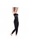 Women's Black High Waist Shaping Corset Leggings - 2