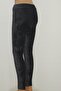 Women's Anthracite Cotton Winter Velvet Tights - 4