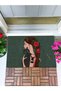 Friendly Cat Door Mat Decorative Door Mat Outdoor Mat Home Door Mat