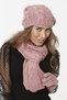 Women's Knitwear Knitted Model Scarf Beret Glove Set - 3