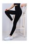 Esemod Women's Black Smoothing Daily Sports Stylish Comfortable Push Up High Waist Slim Fit Tights