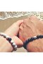 Dear Couple Natural Stone Bracelet (lav-white Howlite) - 2
