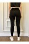 Women's Black Steel Knitted Tights - 3