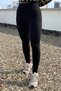 Women's Black Recovery High Waist Steel Knitted Tights - 2