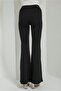 Women's Black Flared Leg Lycra Tights Incy003-01 - 4
