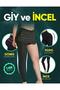 Women's Black High Waist Shaping Corset Leggings - 8