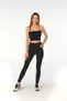Black High Waist Recovery Steel Knitted Leggings
