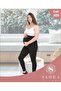 Women's Adjustable Waist Organic Maternity Tights - 2