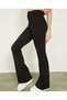 Women's Black Spanish Leg Steel Knitted Gathering Tights 1008w1014 - 2