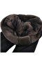 Women's Plush Inside Winter Thermal Leggings Underwear Black Plush Leggings - 3